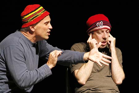 Two Fun Guys on Stage